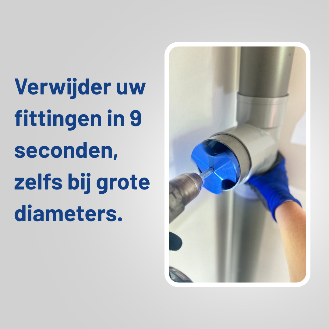 FlexiPro- PVC druk - 50 63mm PN10 PN16 (niet compatibel met PVC-afvoer)
