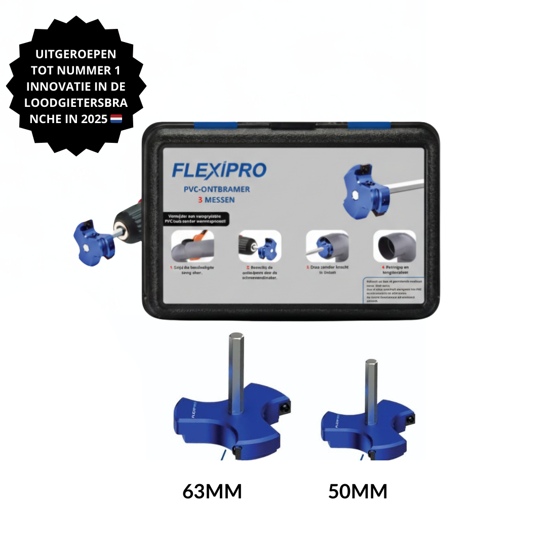FlexiPro- PVC druk - 50 63mm PN10 PN16 (niet compatibel met PVC-afvoer)